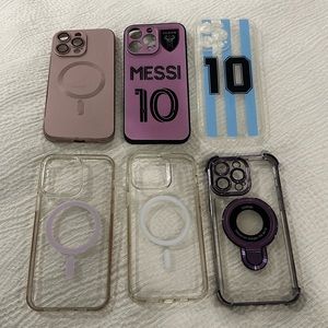 Lot of 6 (six) iPhone 14 Pro Max phone cases